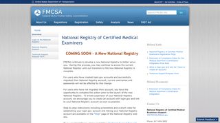 
                            9. National Registry of Certified Medical Examiners | Federal ...