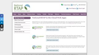 
                            3. National RTAP Cloud Web Apps for Transit Organizations