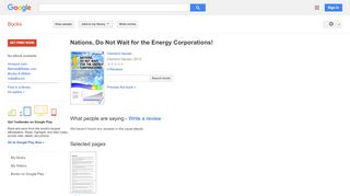 
                            9. Nations, Do Not Wait for the Energy Corporations!