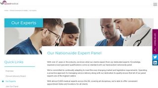 
                            3. Nationwide Medical Expert Panel | Speed Medical | Speed Medical