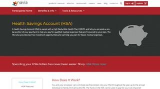 
                            9. Navia Benefits - Health Savings Account (HSA) - Navia Benefit Solutions