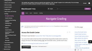 
                            7. Navigate Grading | Blackboard Help