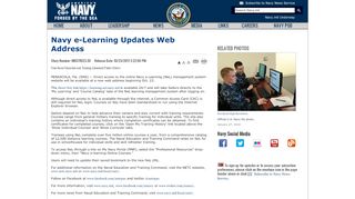 
                            6. Navy e-Learning Updates Web Address