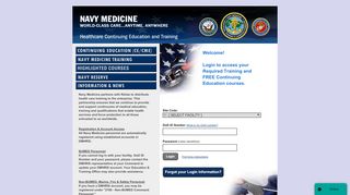 
                            6. navy.reliashealth.com - Login