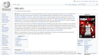 
                            9. NBA 2K17 - Wikipedia