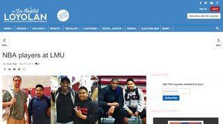 
                            5. NBA players at LMU | Sports | laloyolan.com