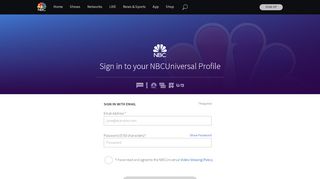 
                            2. NBC Account Sign In - NBC.com