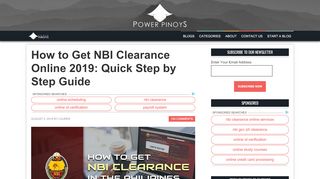 
                            8. NBI Clearance Online Registration, Application, and ...