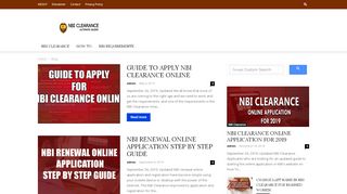 
                            4. NBI CLEARANCE ONLINE