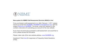 
                            8. NBME's new system is coming soon!