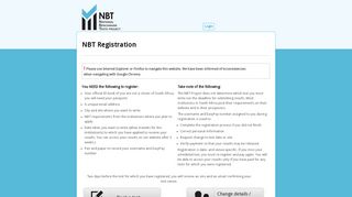 
                            7. NBT Registration | nbtests