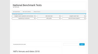 
                            10. nbt test login – National Benchmark Tests