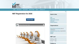 
                            1. nbt.ac.za - National Benchmark Test Project