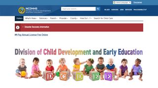 
                            2. NC DHHS: Division of Child Development and Early Education