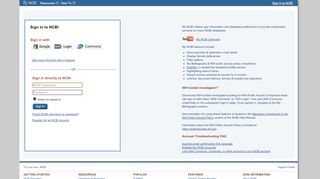 
                            1. NCBI Sign In Page