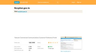 
                            6. Nccptrai.gov.in: Telecom Commercial …