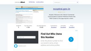 
                            9. Nccptrai.gov.in website. Telecom Commercial …