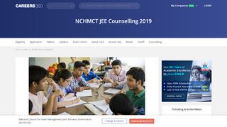 
                            4. NCHMCT JEE Counselling 2019 (Third Round Started ...