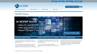 
                            1. NCPDP Online