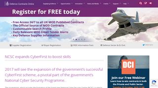 
                            8. NCSC expands CyberFirst to boost skills - MOD-DCO