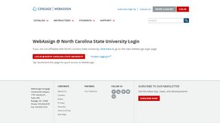 
                            9. NCSU Login - WebAssign - LOG IN