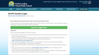 
                            4. NCVPS Student Login – North Carolina Virtual Public School