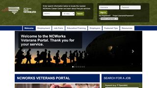 
                            3. NCWorks Veterans Portal - veterans.ncworks.gov