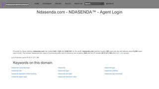 
                            5. ndasenda.com - NDASENDA™ - Agent Login