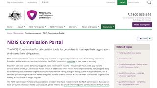 
                            8. NDIS Commission Portal | NDIS Quality and Safeguards Commission