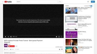 
                            7. NDIS myplace Provider Portal Tutorial - Bulk Upload Payment ...