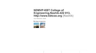 
                            5. NDMVP-KBT College of Engineering,Nashik-422 013, http ...