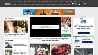 
                            4. NDTV: Latest News, India News, Breaking News, Business ...