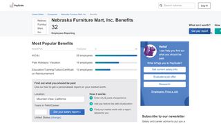 
                            9. Nebraska Furniture Mart, Inc. Benefits | Payscale