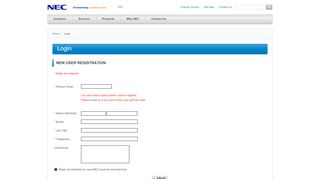 
                            3. NEC Login - NEC Corporation of America