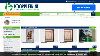 
                            2. Nederland - Koopplein.nl - De gratis marktplaats in je eigen ...