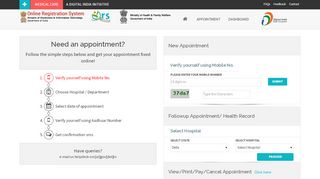 
                            8. Need an appointment? - ORS Patient Portal