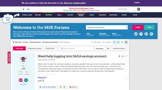 
                            9. Need help logging into SAGA savings account ...