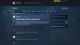 
                            3. Need help with my ping tool :: Portal 2 General Discussions