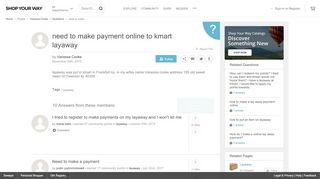 
                            7. need to make payment online to kmart layaway | Shop Your ...