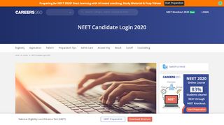 
                            4. NEET Candidate Login 2019 - Registration, Login, Password ...