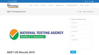 
                            9. NEET UG Results 2019 - Admission in MBBS, MD, MS | …