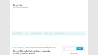 
                            6. Nelson Mandela Metropolitan University (NMMU) …