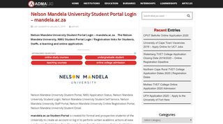 
                            5. Nelson Mandela University Student Portal Login - mandela ...