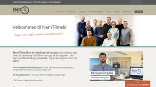 
                            1. nemtilmeld.dk - nemt for dig og for dine deltagere