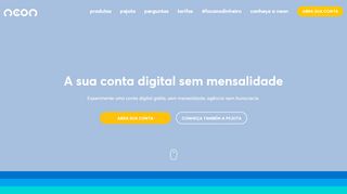 
                            3. Neon | Abra sua conta digital grátis!