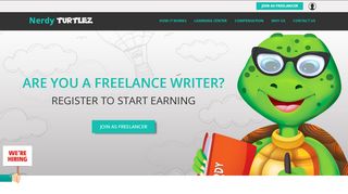 
                            1. NerdyTurtlez - Freelance Writing Jobs Online | Academic ...