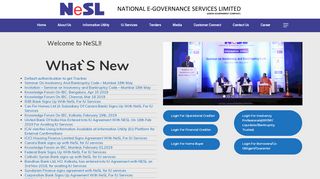 
                            9. NeSL- National E-Governance Services Ltd