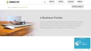 
                            6. Nesote Solutions - eBusiness Portals - Nesote Technologies