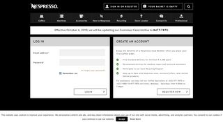 
                            7. Nespresso Philippines » Login