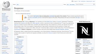 
                            8. Nespresso - Wikipedia